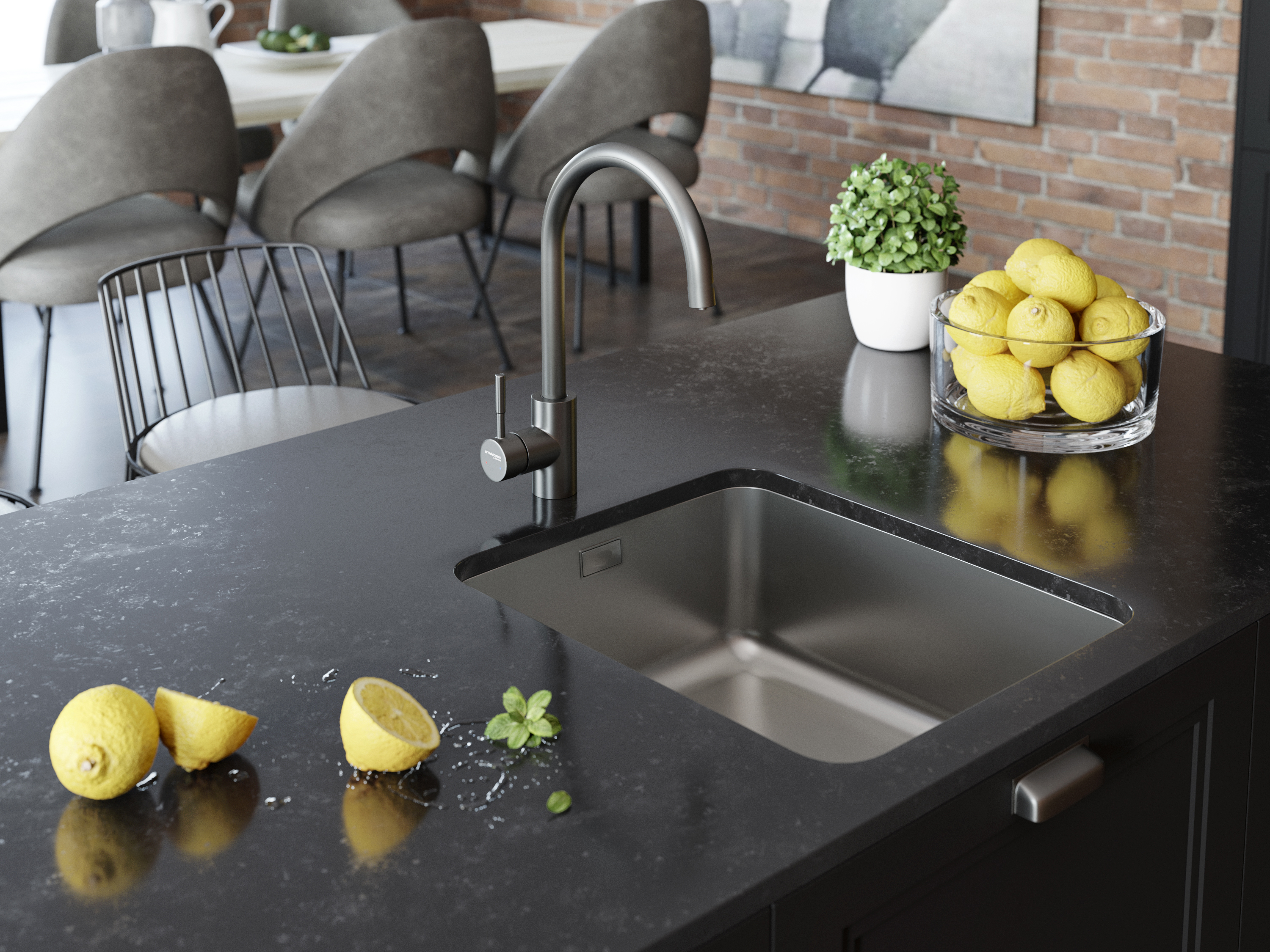 Смеситель для кухни STWORKI HSTW07200 никель купить в Тамбове