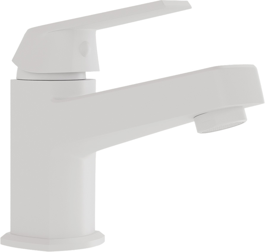 Смеситель для раковины DIWO Смоленск SM-02w белый