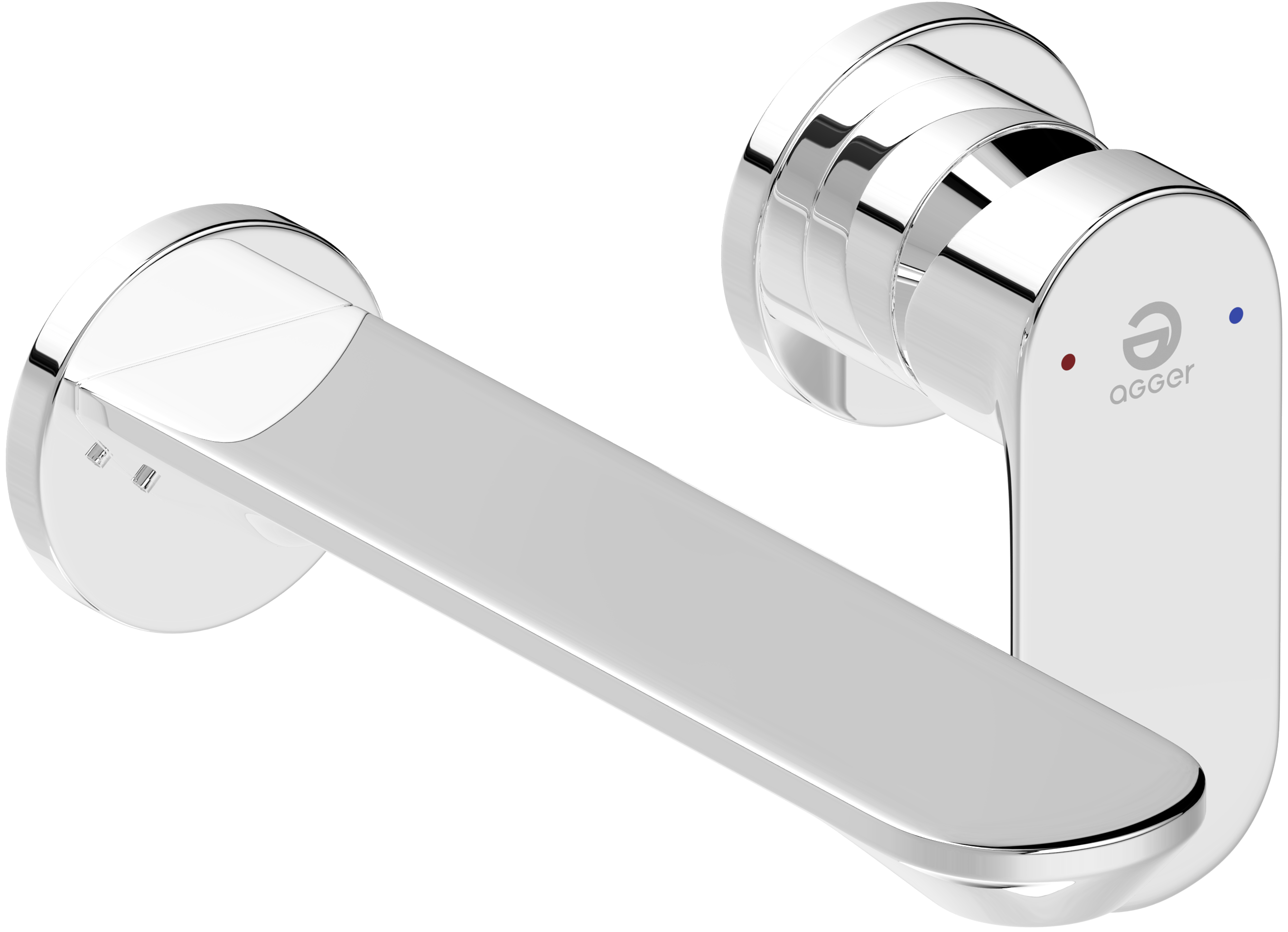 Смеситель для раковины STWORKI Ноттвиль NO-03cr С ВНУТРЕННЕЙ ЧАСТЬЮ, хром, скрытого монтажа, настенный, латунь купить в Тамбове