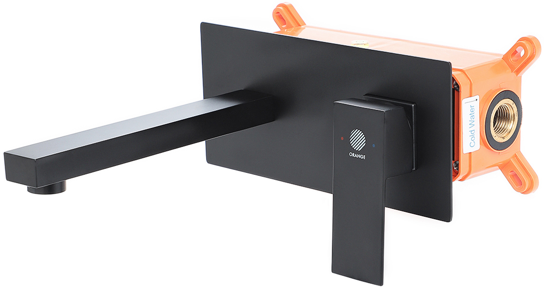 Смеситель для раковины STWORKI Карлстад KAS-04b С ВНУТРЕННЕЙ ЧАСТЬЮ, черный купить в Тамбове