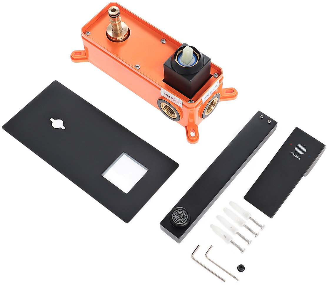 Смеситель для раковины STWORKI Карлстад KAS-04b С ВНУТРЕННЕЙ ЧАСТЬЮ, черный купить в Тамбове