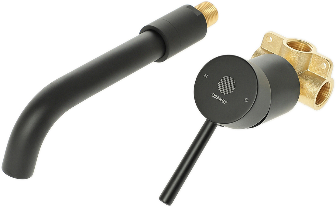 Смеситель для раковины STWORKI Эстерсунд ES-04b С ВНУТРЕННЕЙ ЧАСТЬЮ, черный купить в Тамбове