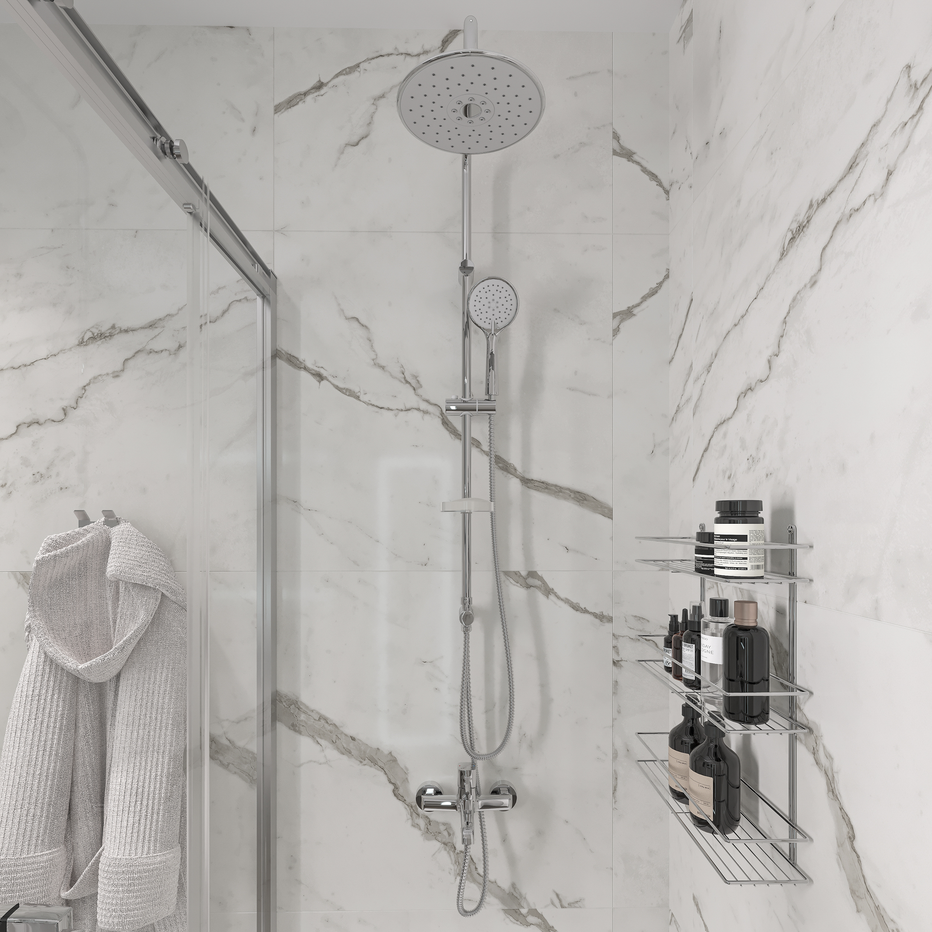 Смеситель для ванны с душем STWORKI Эстерсунд ES-03cr купить в Тамбове