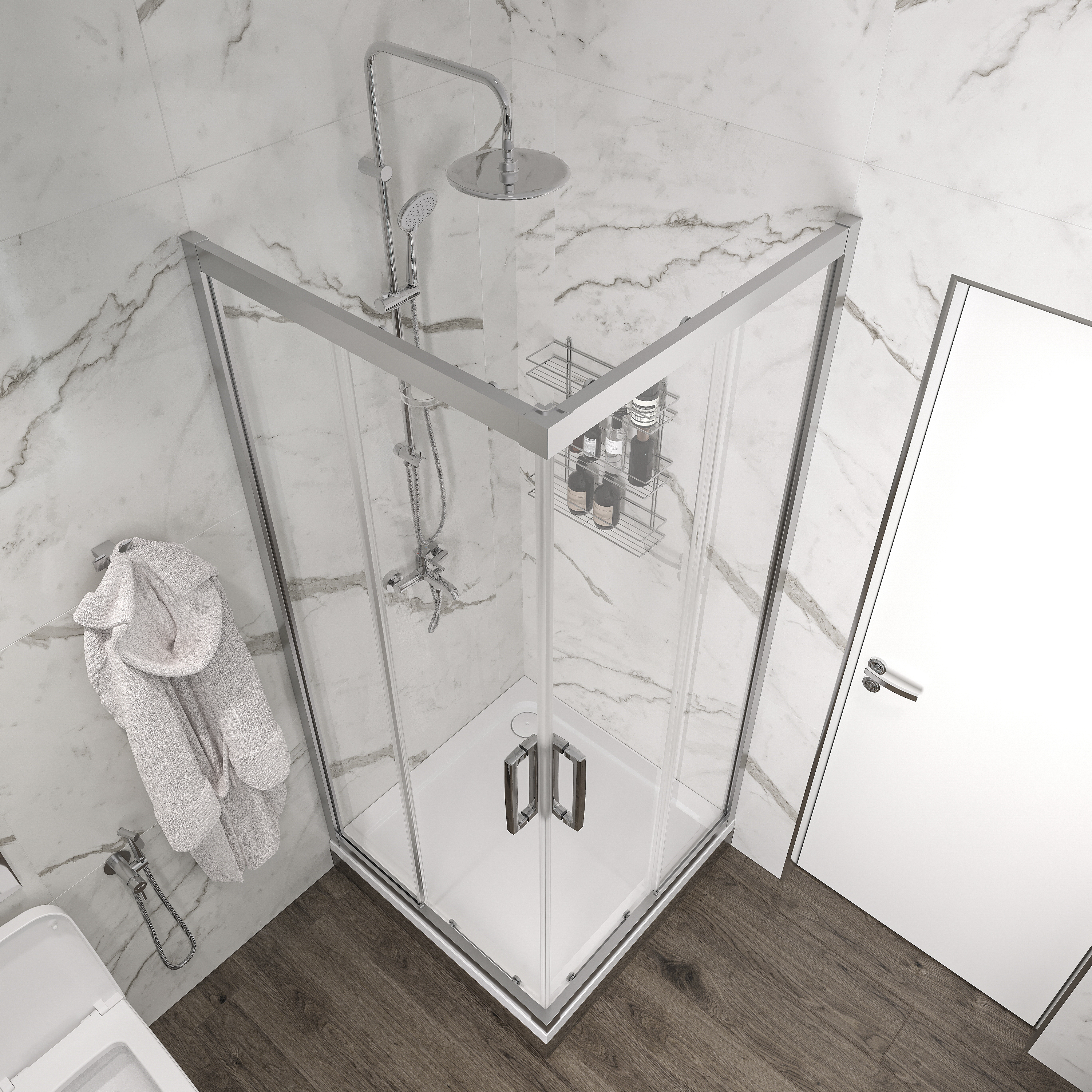 Смеситель для ванны с душем STWORKI Эстерсунд ES-03cr купить в Тамбове