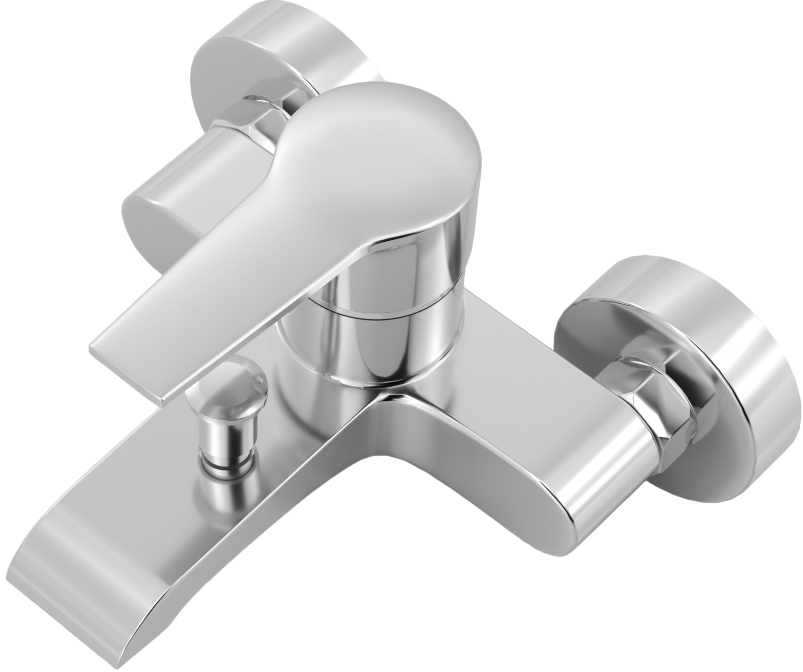 Смеситель для ванны с душем MEGA Snow MG-SH01 + Душевой гарнитур Grohe Vitalio Comfort 26176000 хром купить в Тамбове