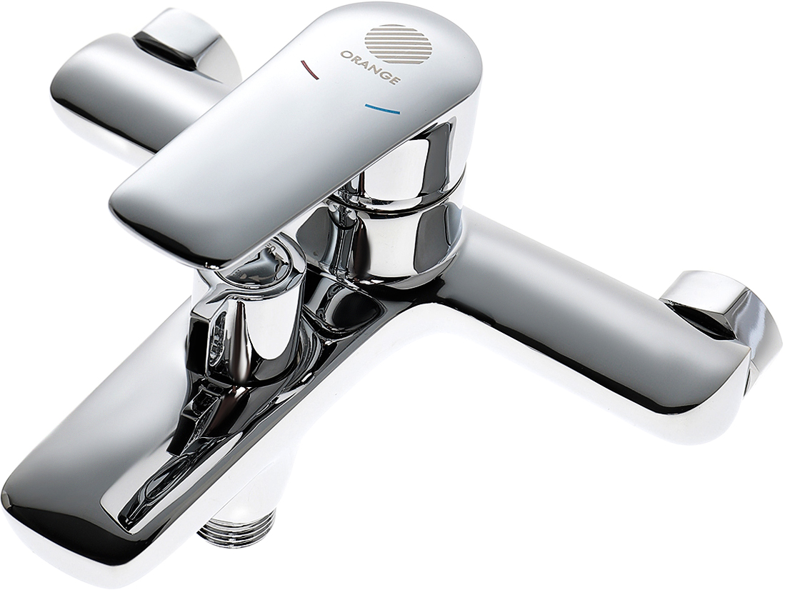 Смеситель для ванны с душем STWORKI Хельсингборг XE-02cr однорычажный, настенный, латунь, с функцией экономии расхода, глянцевый купить в Тамбове