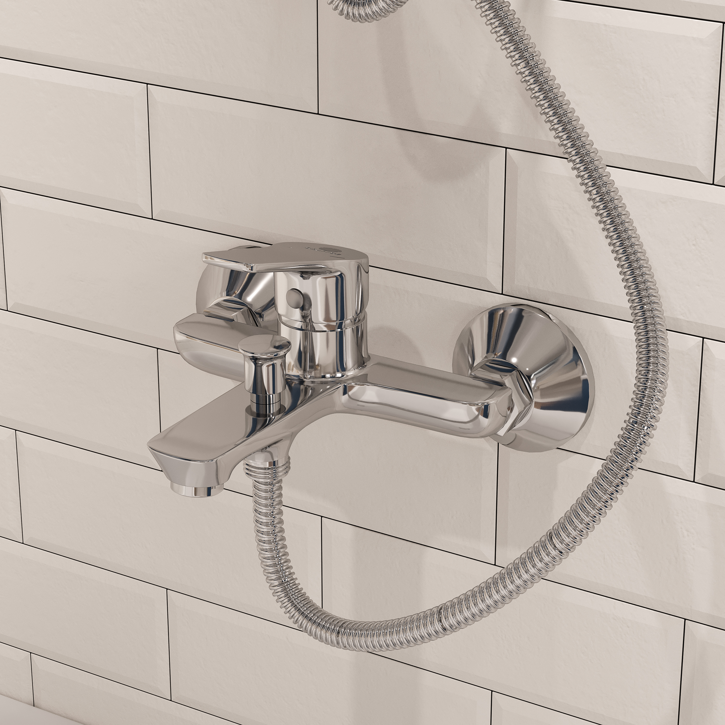 Смеситель для ванны с душем STWORKI Монтре MO-05cr купить в Тамбове