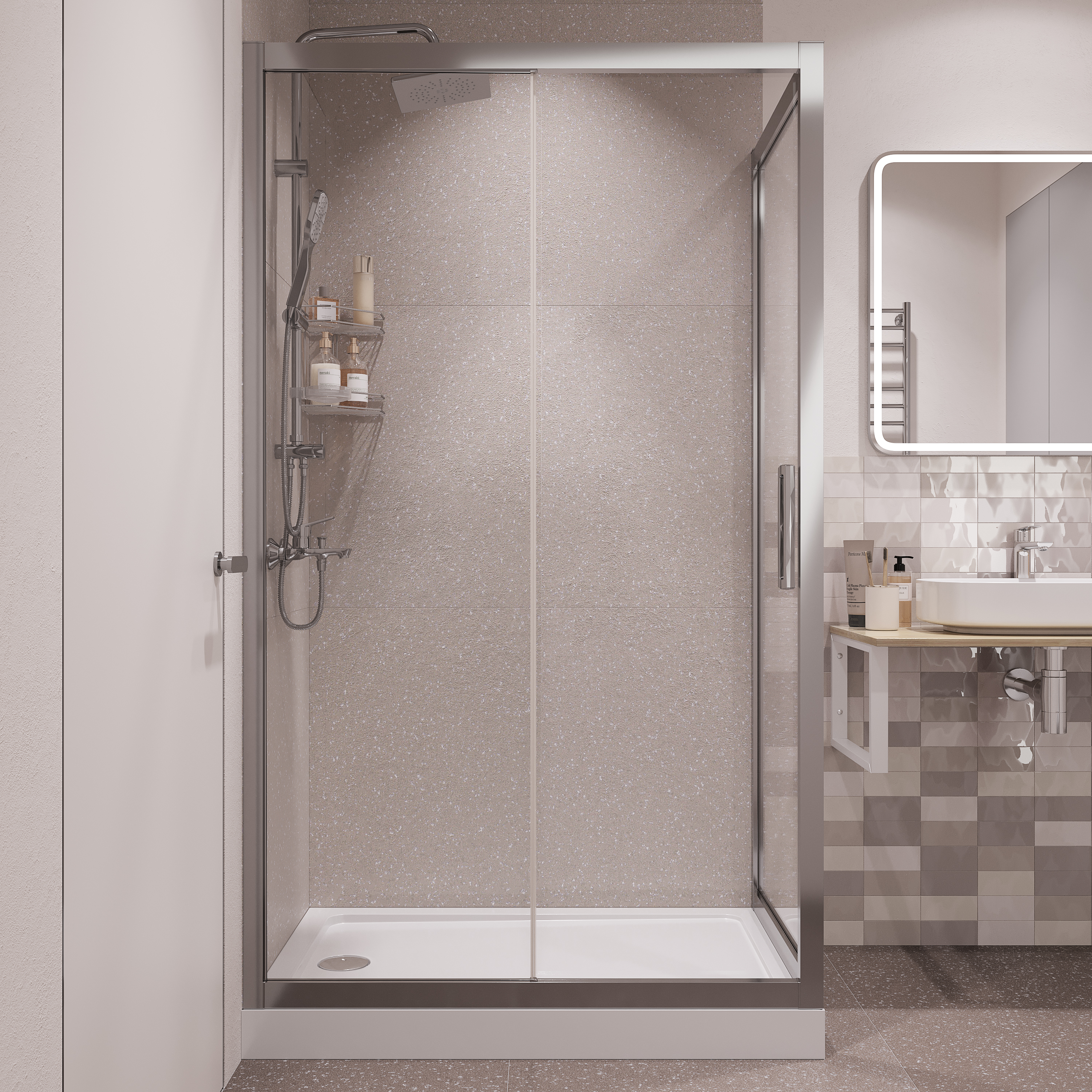 Смеситель для ванны с душем STWORKI Монтре MO-05cr купить в Тамбове