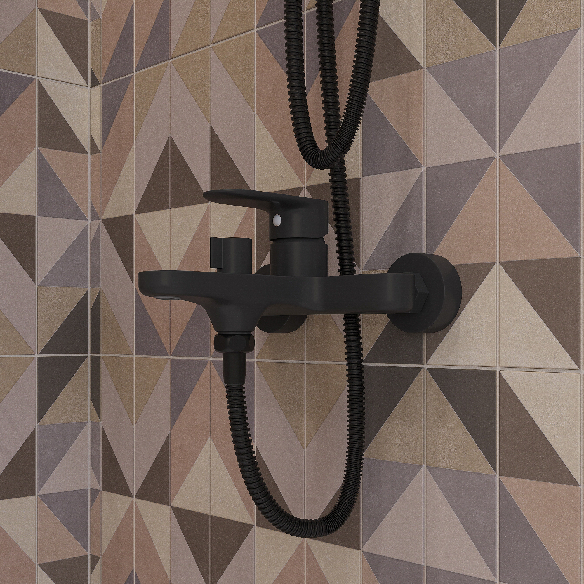 Смеситель для ванны с душем STWORKI Ноттвиль NO-04b купить в Тамбове