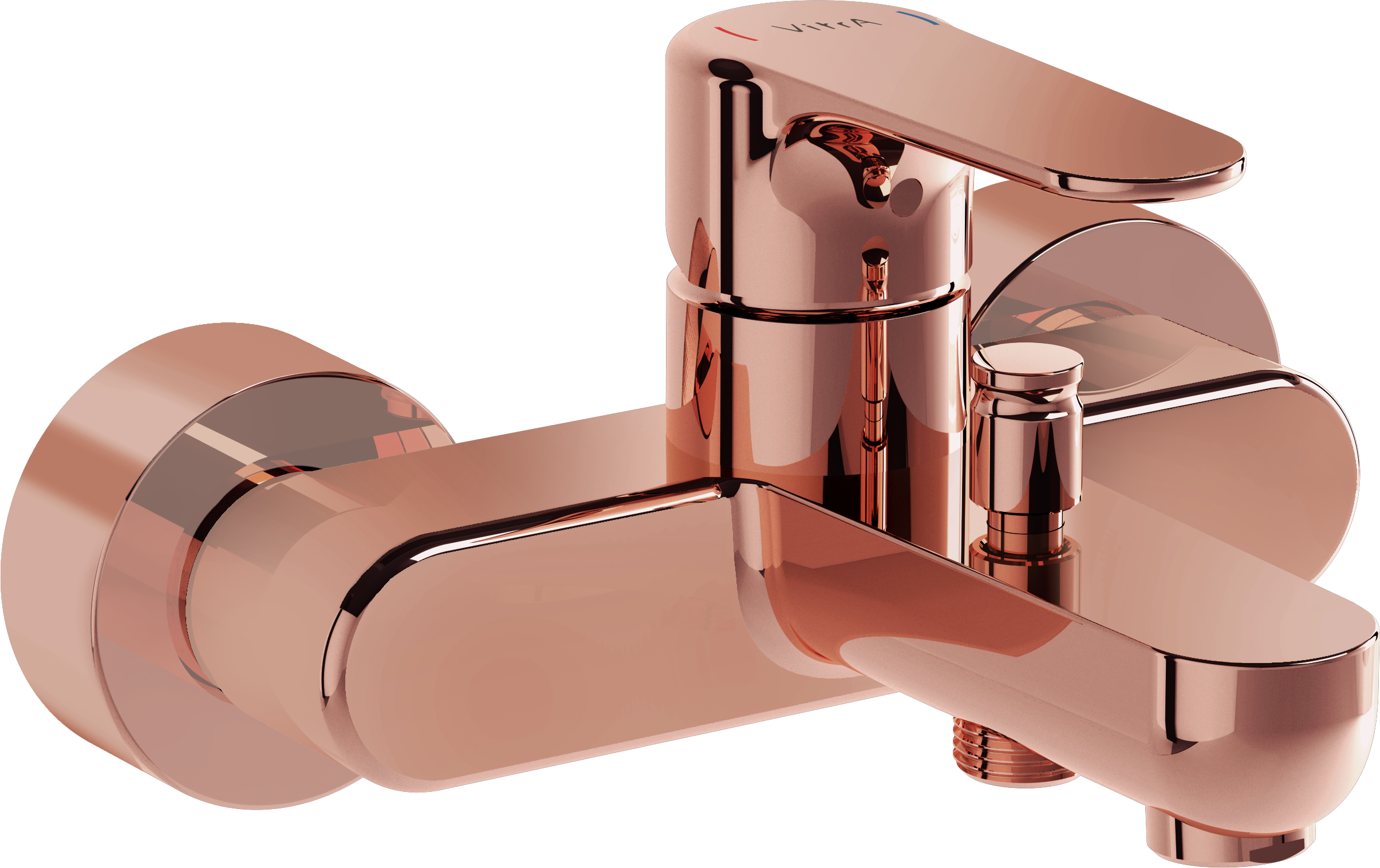 Смеситель для ванны с душем VitrA Root Round A4272526EXP медный