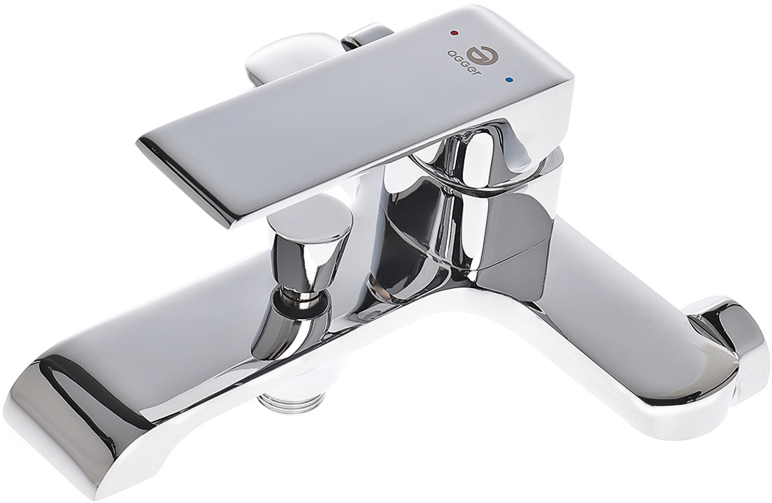 Смеситель для ванны с душем STWORKI Вестерос VS-03cr , однорычажный, латунь, настенный, российский купить в Тамбове