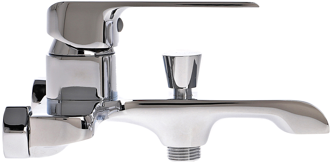 Смеситель для ванны с душем STWORKI Вестерос VS-03cr , однорычажный, латунь, настенный, российский купить в Тамбове