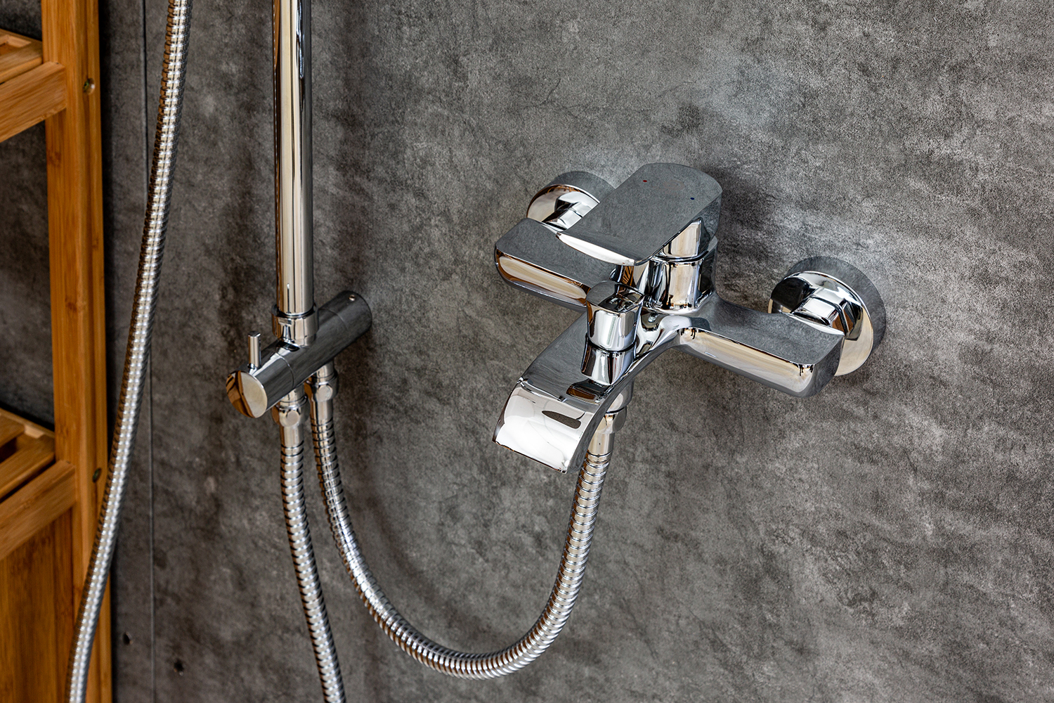 Смеситель для ванны с душем STWORKI Бурос BU-02cr купить в Тамбове