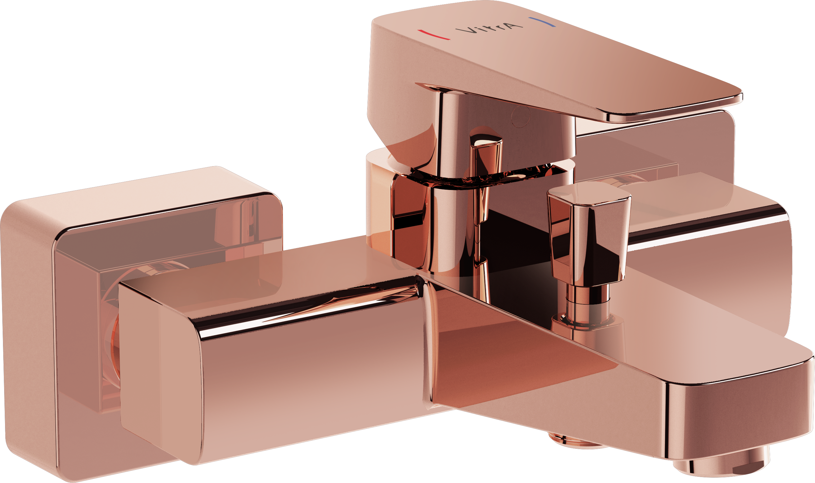 Смеситель для ванны с душем VitrA Root Square A4273726EXP медный