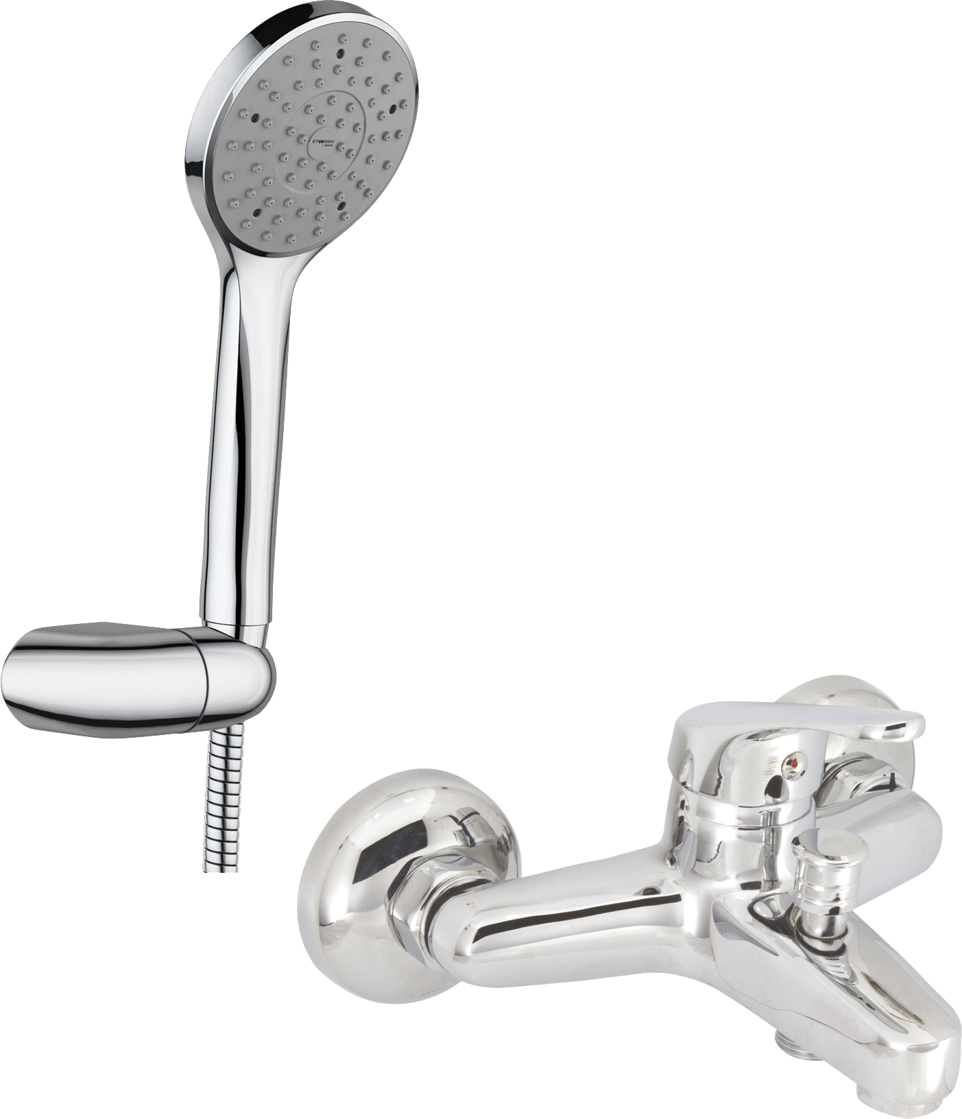 Смеситель для ванны с душем STWORKI Дублин HFDB91100 + Душевой гарнитур STWORKI Дублин HFDB91100