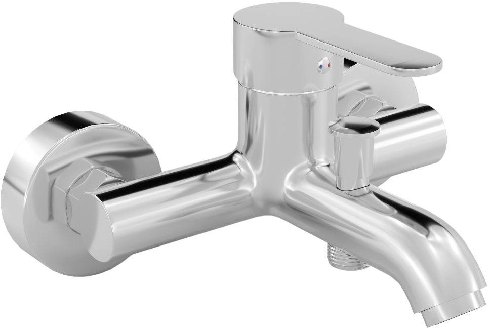 Смеситель для ванны с душем MEGA City MG-ZRV103 + Душевой гарнитур Grohe Vitalio Start 100 27957000 купить в Тамбове