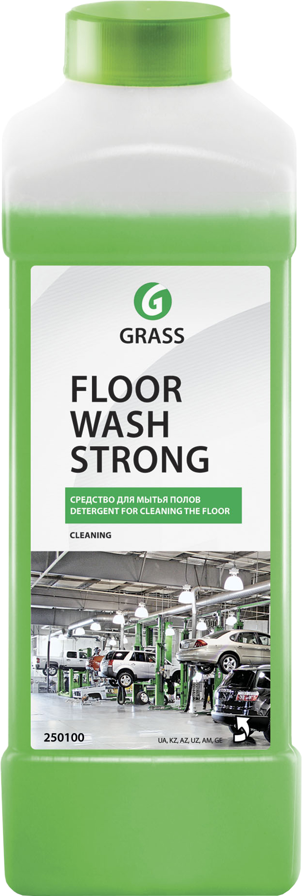Средство для мытья пола Grass Floor Wash Strong щелочное, 1 л 