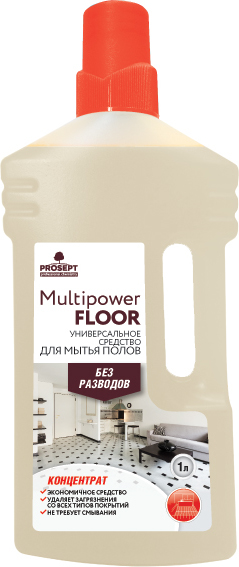 Средство для мытья пола Prosept Multipower Floor 1 л
