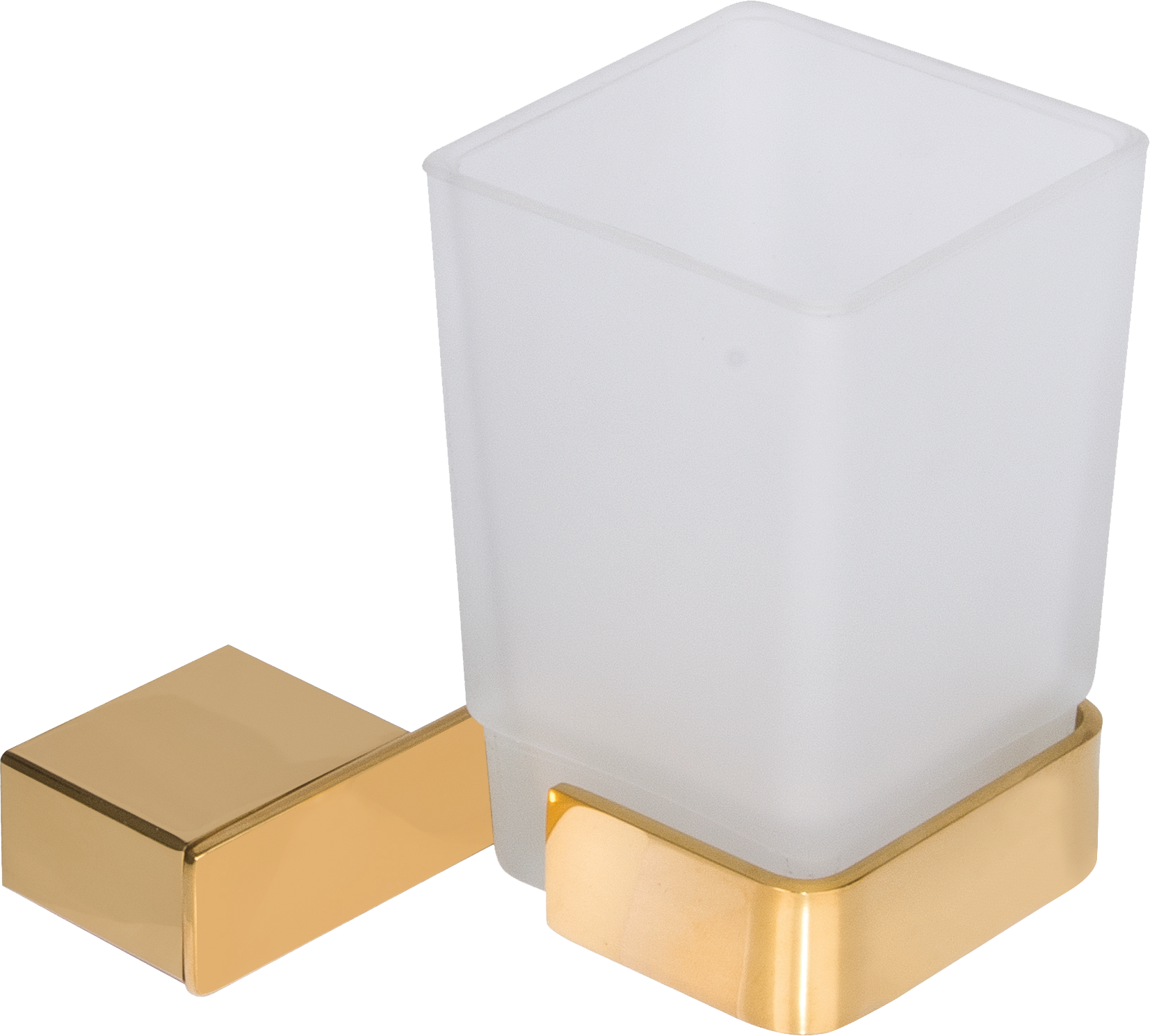 Стакан для ванной DEKOR BANYO SS 304 Gold SS304 006 02 настенный, золото, стеклянный купить в Тамбове