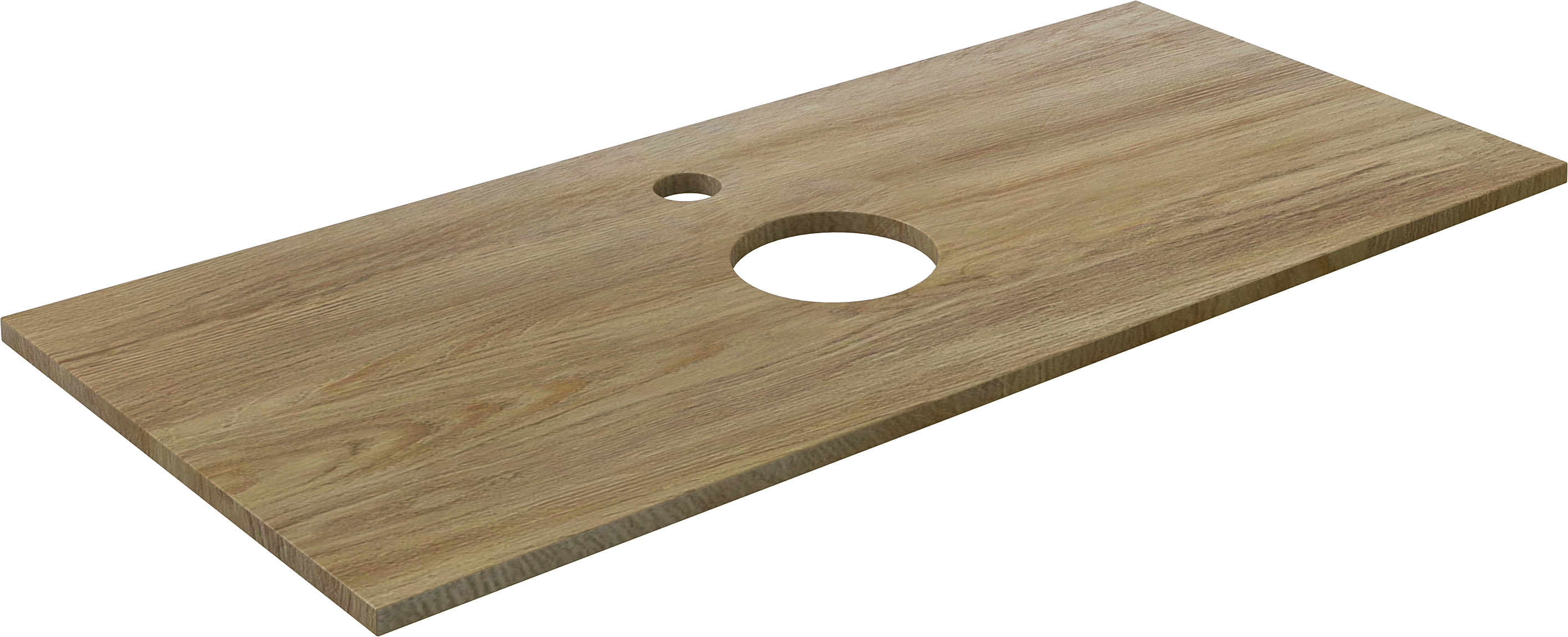 Мебель для ванной комнаты DIWO Элиста 120 светлое дерево, с раковиной Moduo 50 Square купить в Тамбове