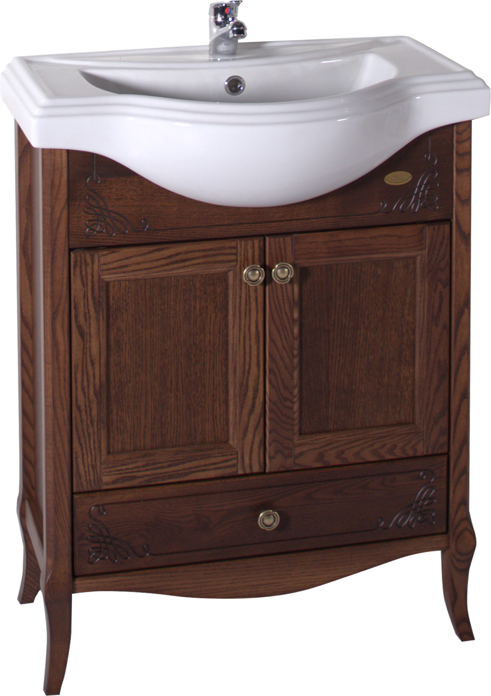 Тумба для комплекта ASB-Woodline Салерно 65 орех антикварный