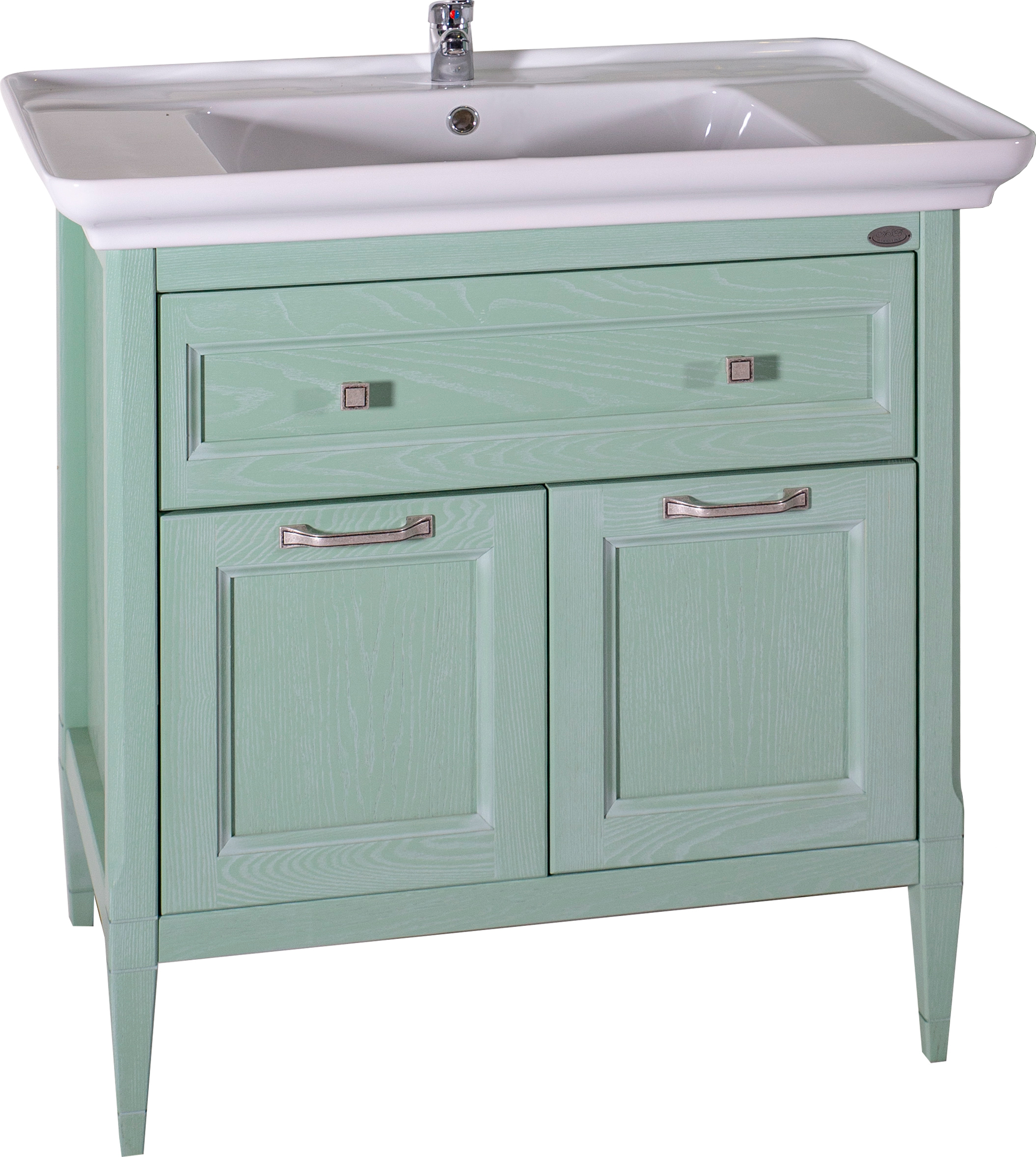 Тумба для комплекта ASB-Woodline Гранда 85 зеленая