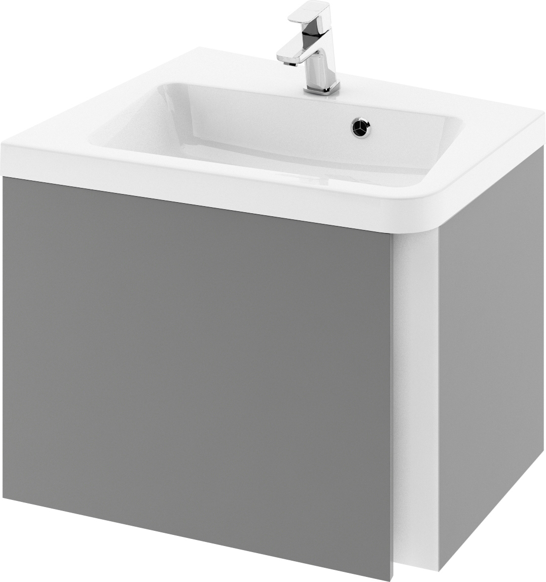 Тумба для комплекта Ravak SD 10° 55 серая L