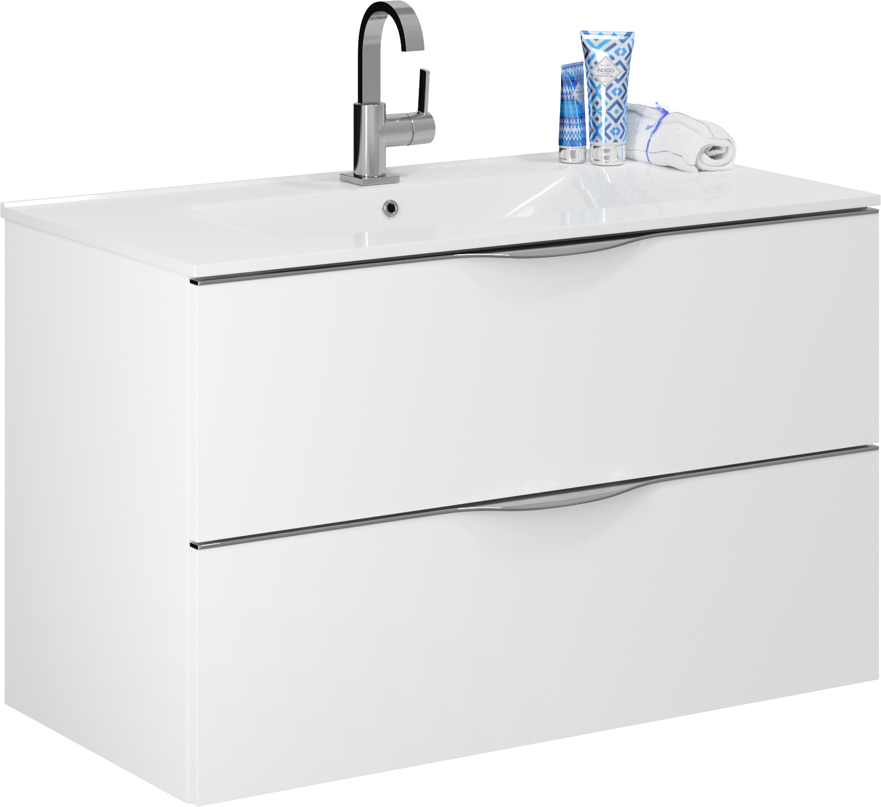 Тумба для комплекта Vod-Ok Марко 90 белая