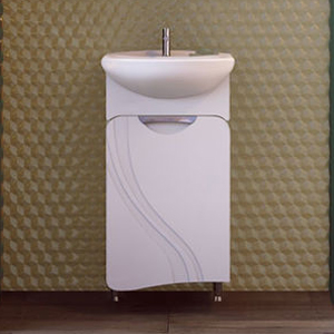 Тумба для комплекта Raval Folle 45 белая, напольная