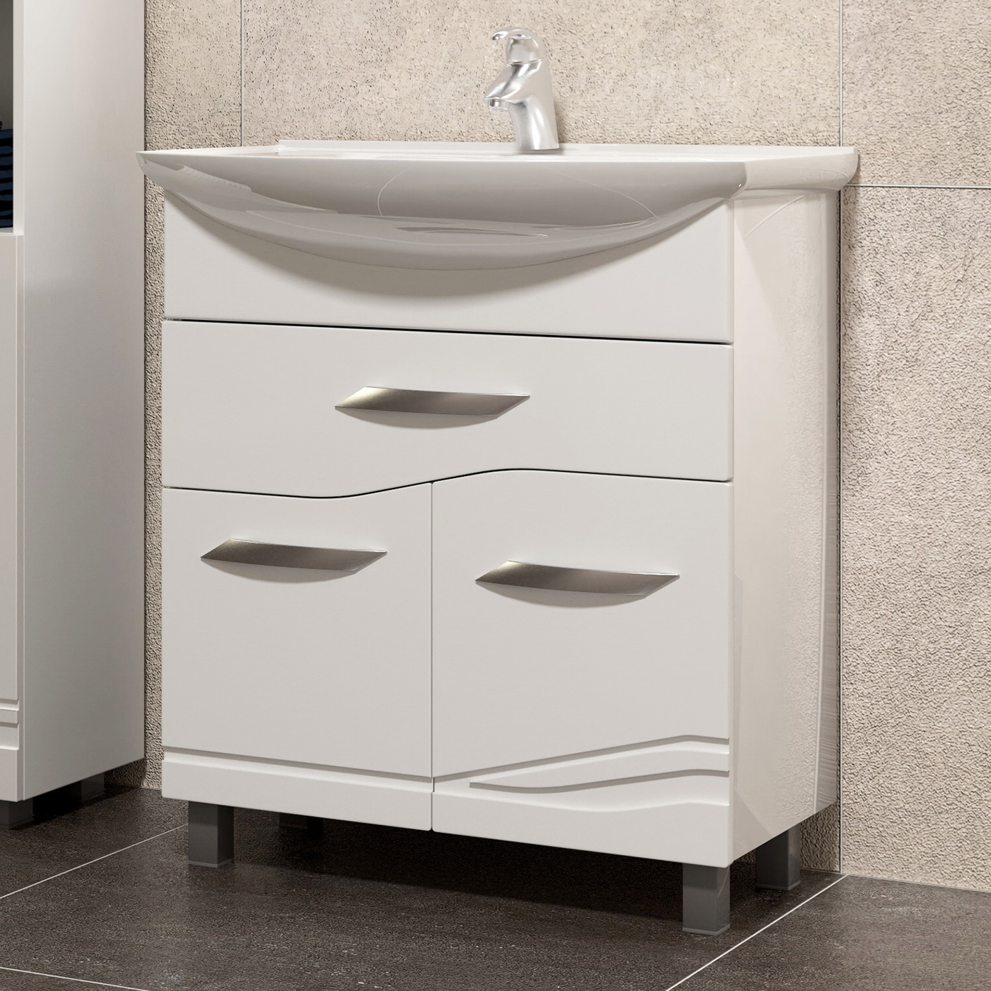 Тумба для комплекта Vigo Martina 75 1ящик, 2 дверцы