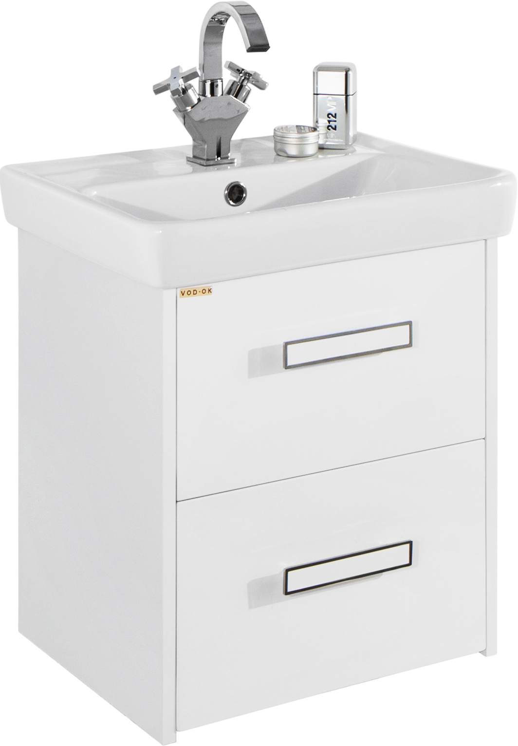 Тумба для комплекта Vod-Ok Мона 50 с ящиками, белая
