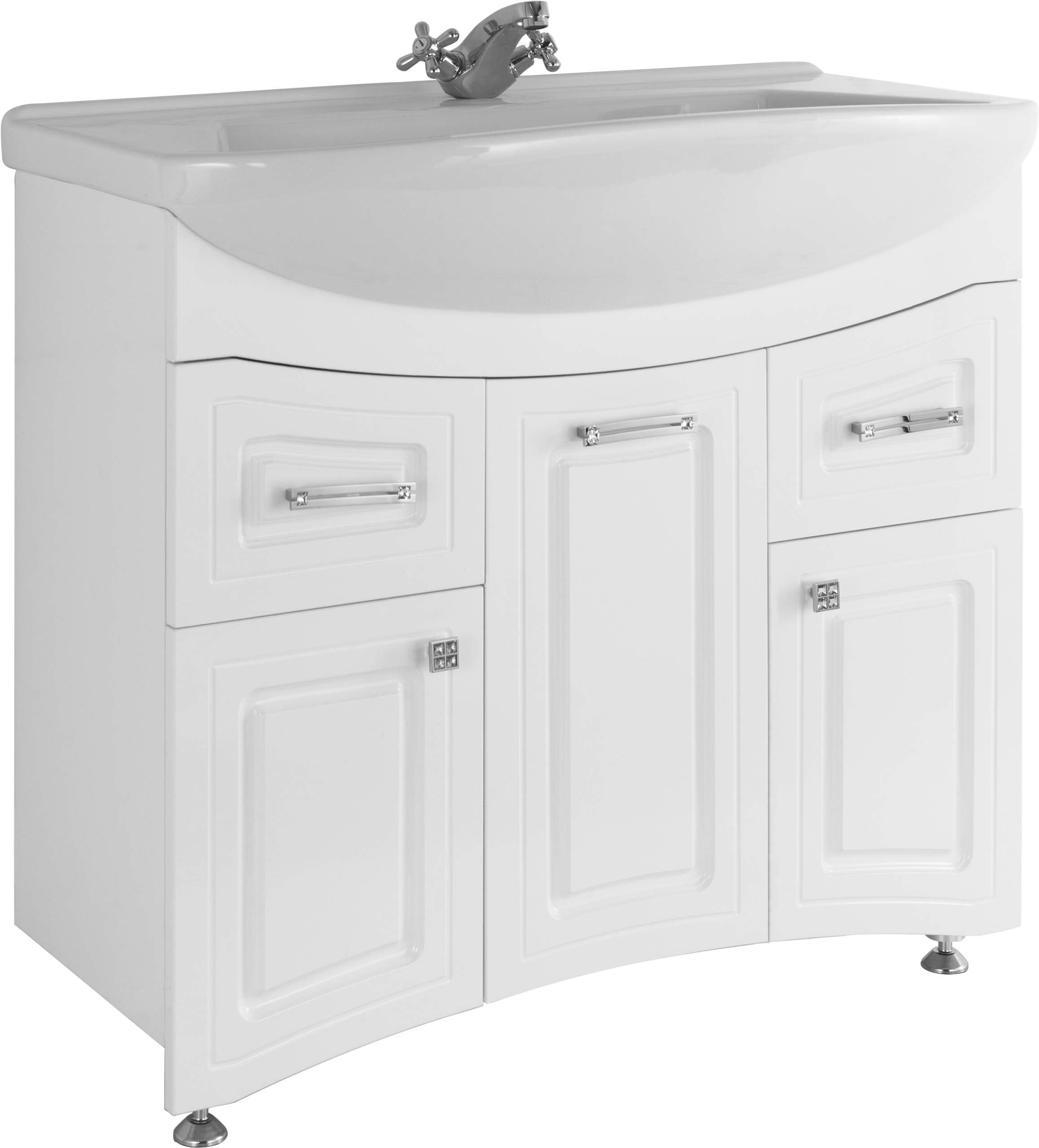 Тумба для комплекта Vod-Ok Адам 90 белая