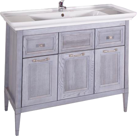 Тумба для комплекта ASB-Woodline Гранда 105 серая