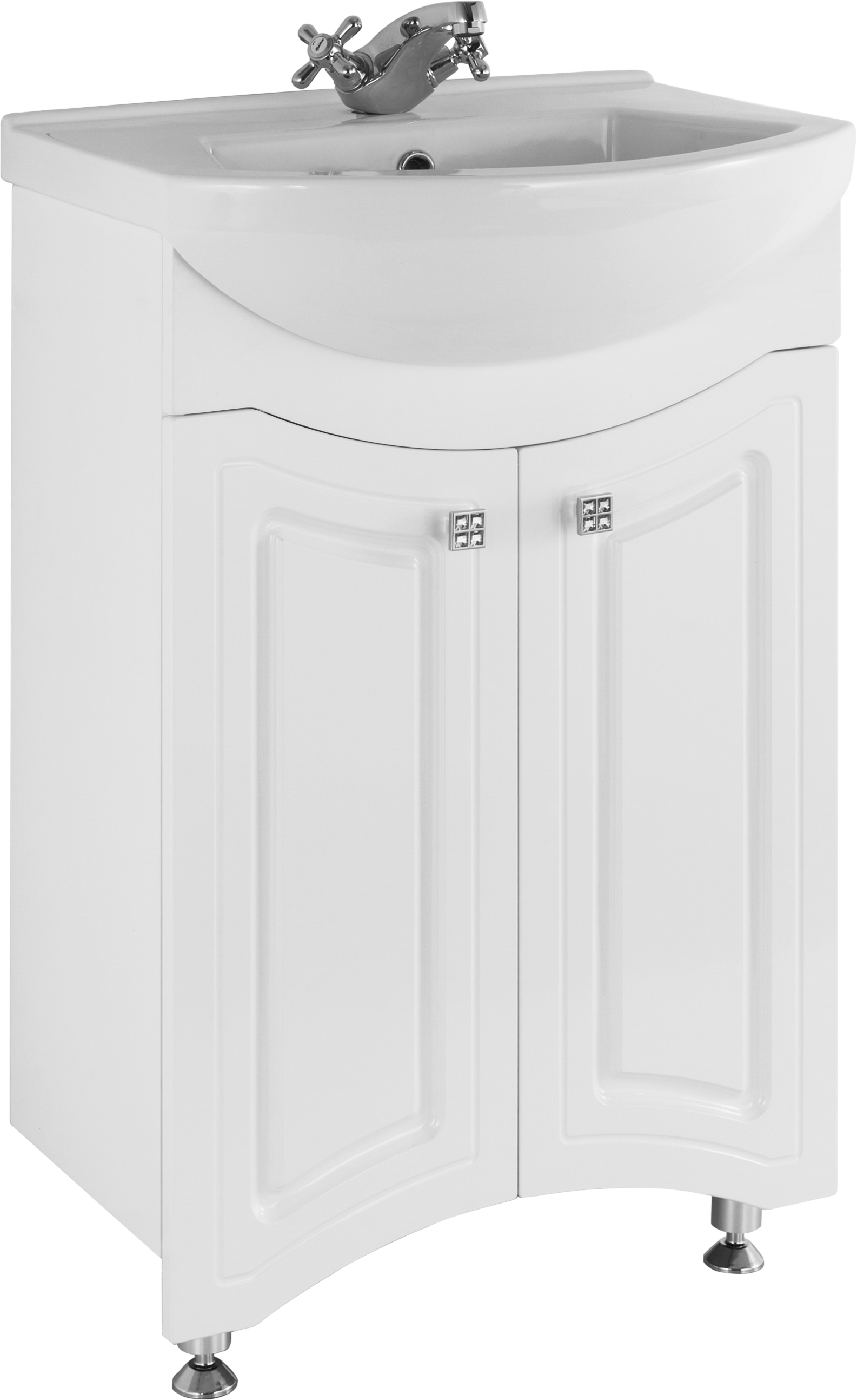 Тумба для комплекта Vod-Ok Адам 55 белая