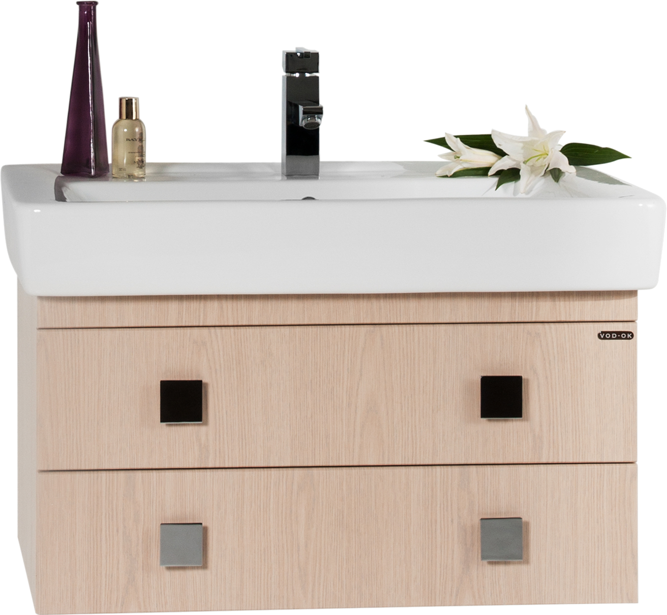 Тумба для комплекта Vod-Ok Квадро 80 дуб