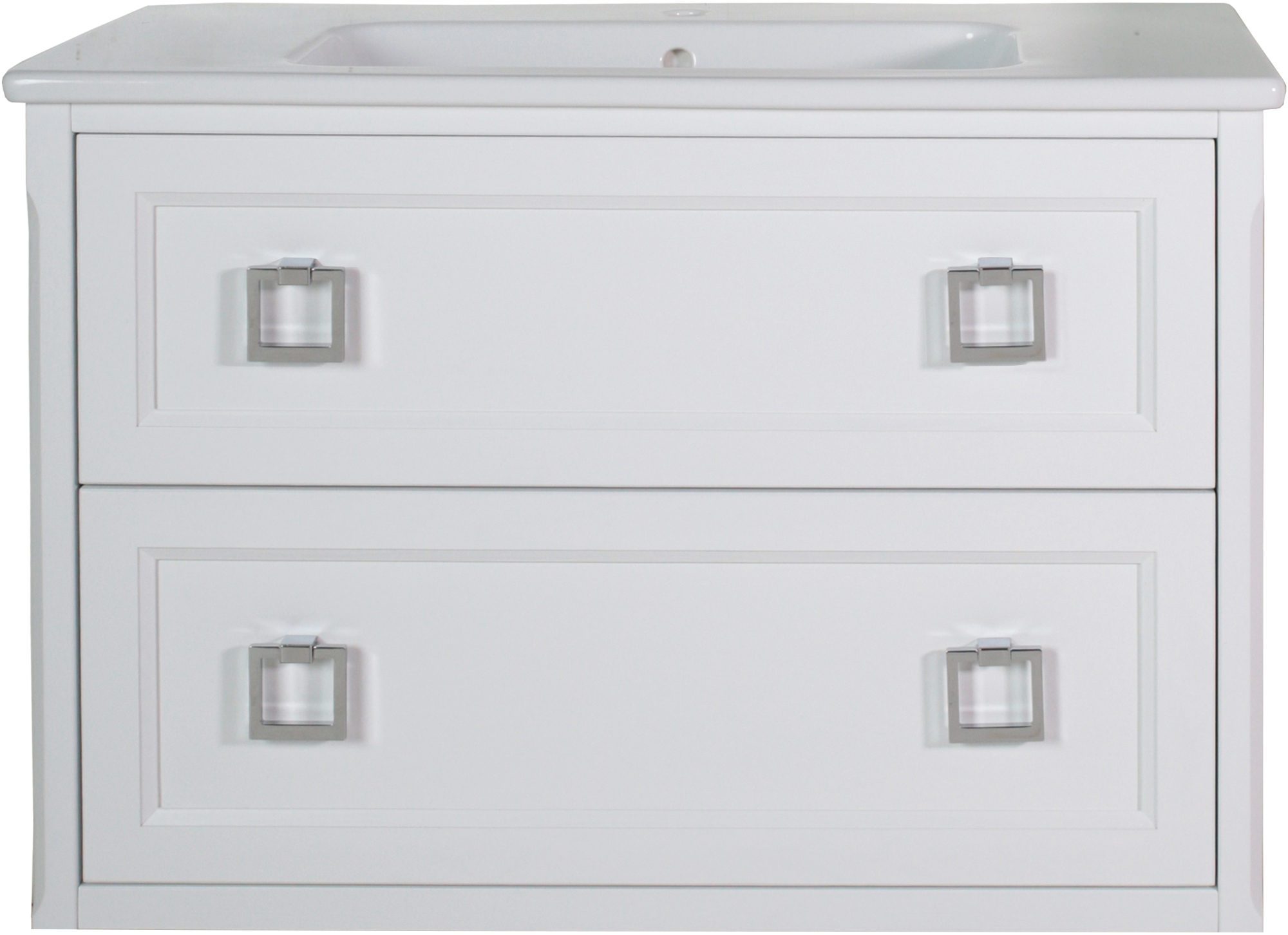 Тумба для комплекта ASB-Woodline Рома 80П подвесная, белая