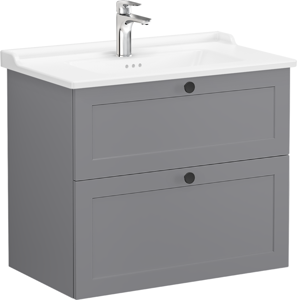 Тумба с раковиной VitrA Root Classic 80 серый