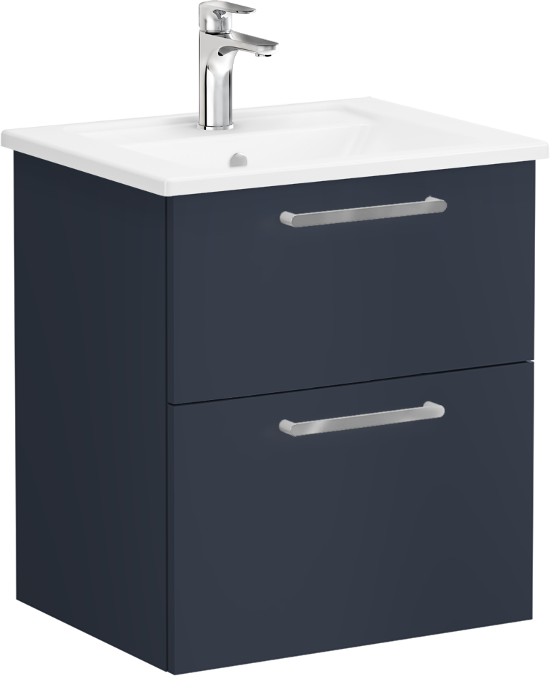 Тумба с раковиной VitrA Root Flat Root Flat 60 темно-синий