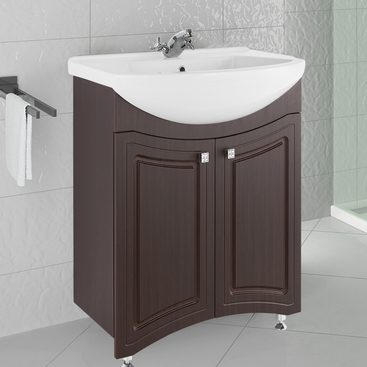 Тумба с раковиной Vod-Ok Адам 65 венге