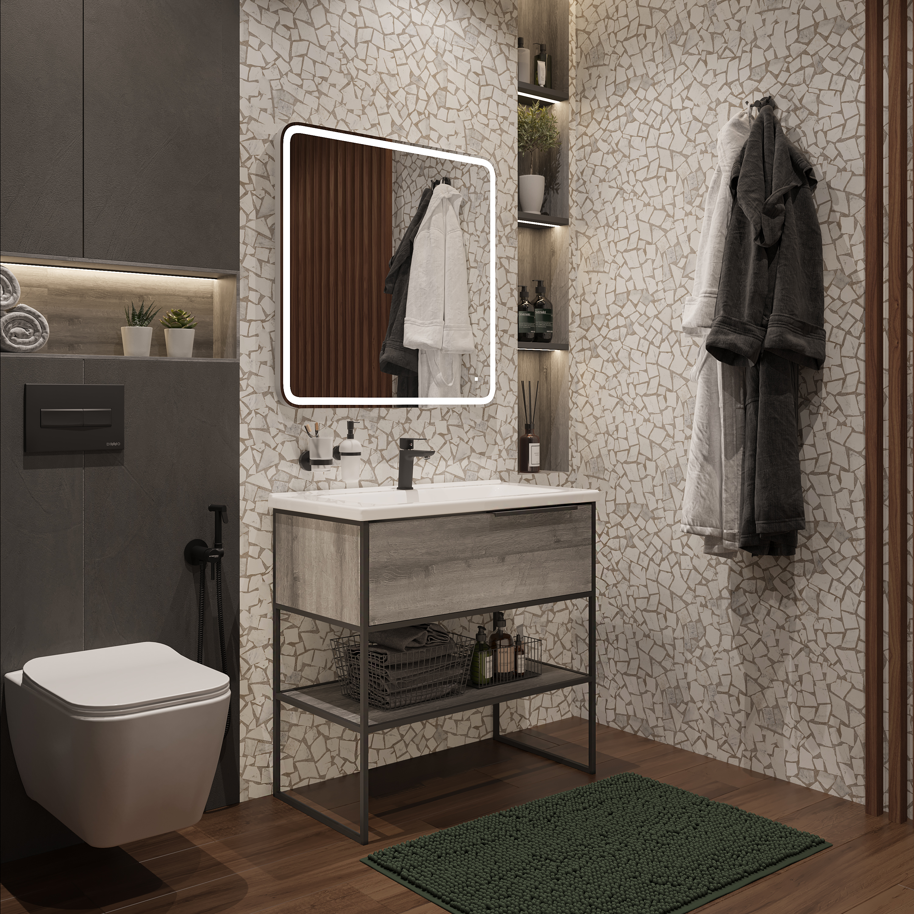 Мебельная раковина STWORKI Брамминг 85 9085-KL купить в Тамбове