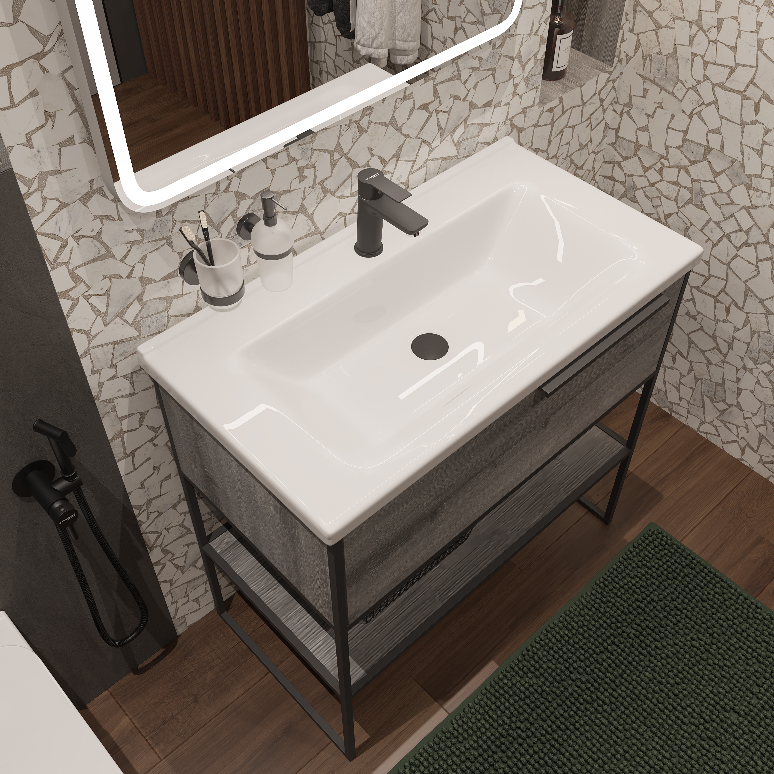 Мебельная раковина STWORKI Брамминг 85 9085-KL купить в Тамбове