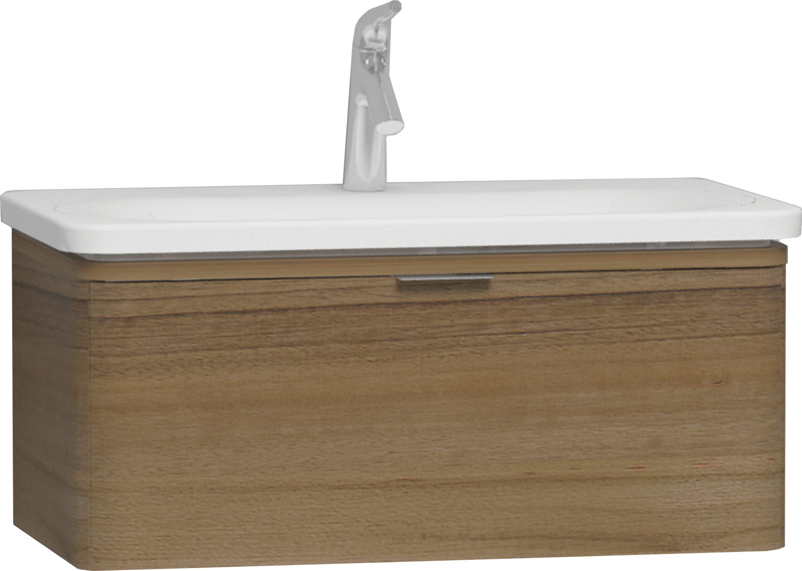 Тумба с раковиной VitrA Nest Trendy 80 натуральная древесина