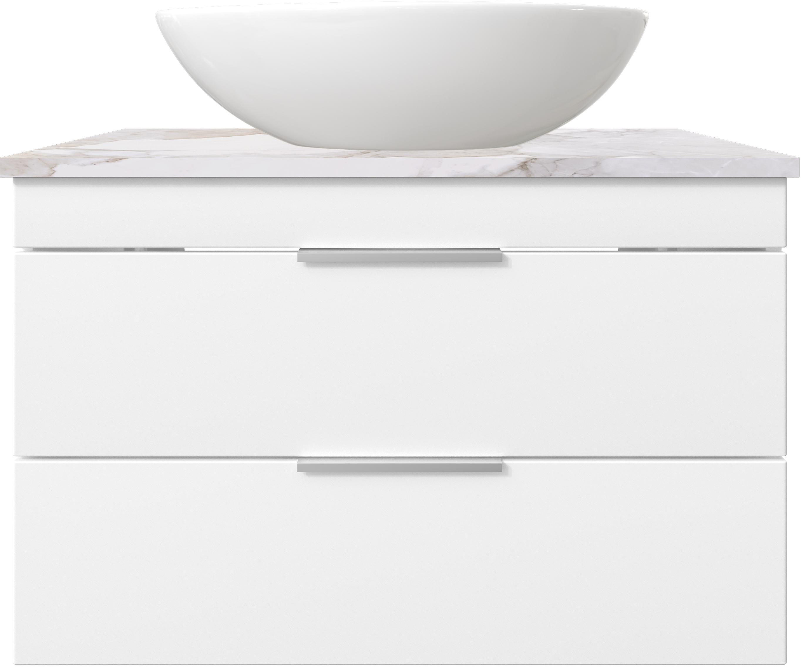 Тумба с раковиной STWORKI Копенгаген 80 белая, со столешницей Stone Life 80
