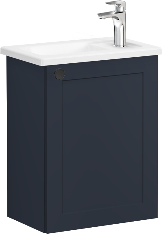 Тумба с раковиной VitrA Root Classic 45 R темно-синий