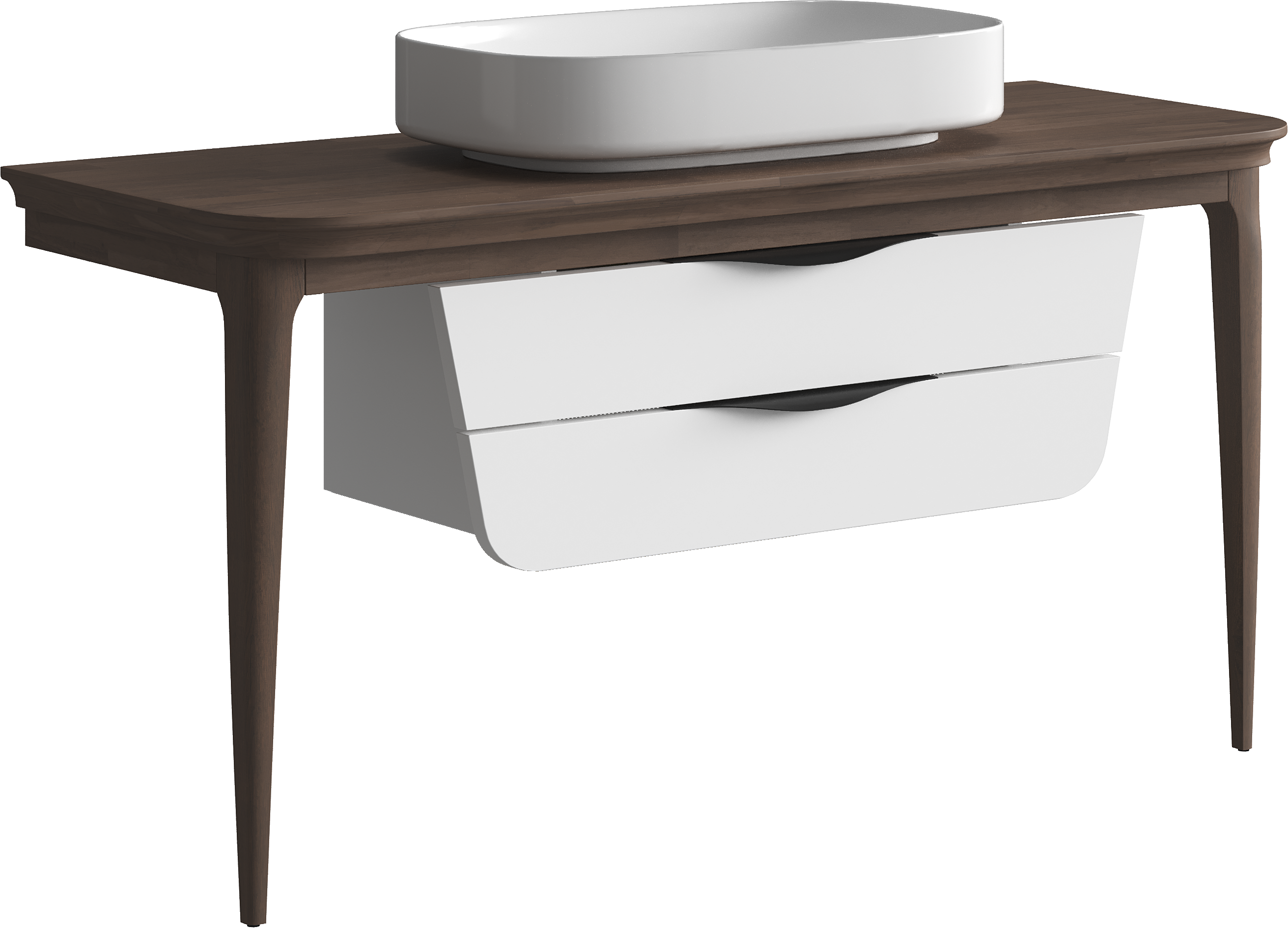 Тумба с раковиной STWORKI Brezza 130 wood