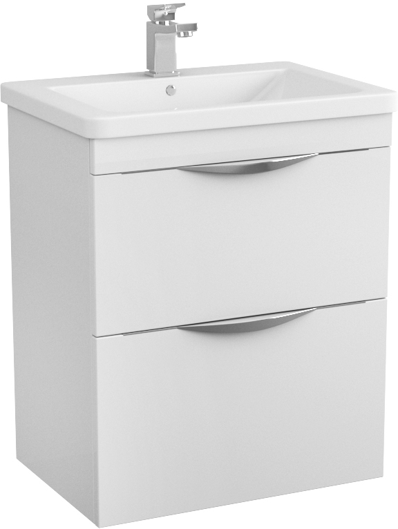 Тумба с раковиной Owl 1975 Sjel stor, подвесная, белый лак, 65