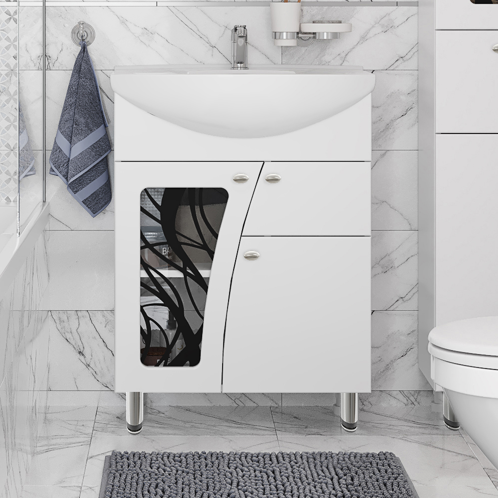 Тумба с раковиной DIWO Муром Муром 65, напольная