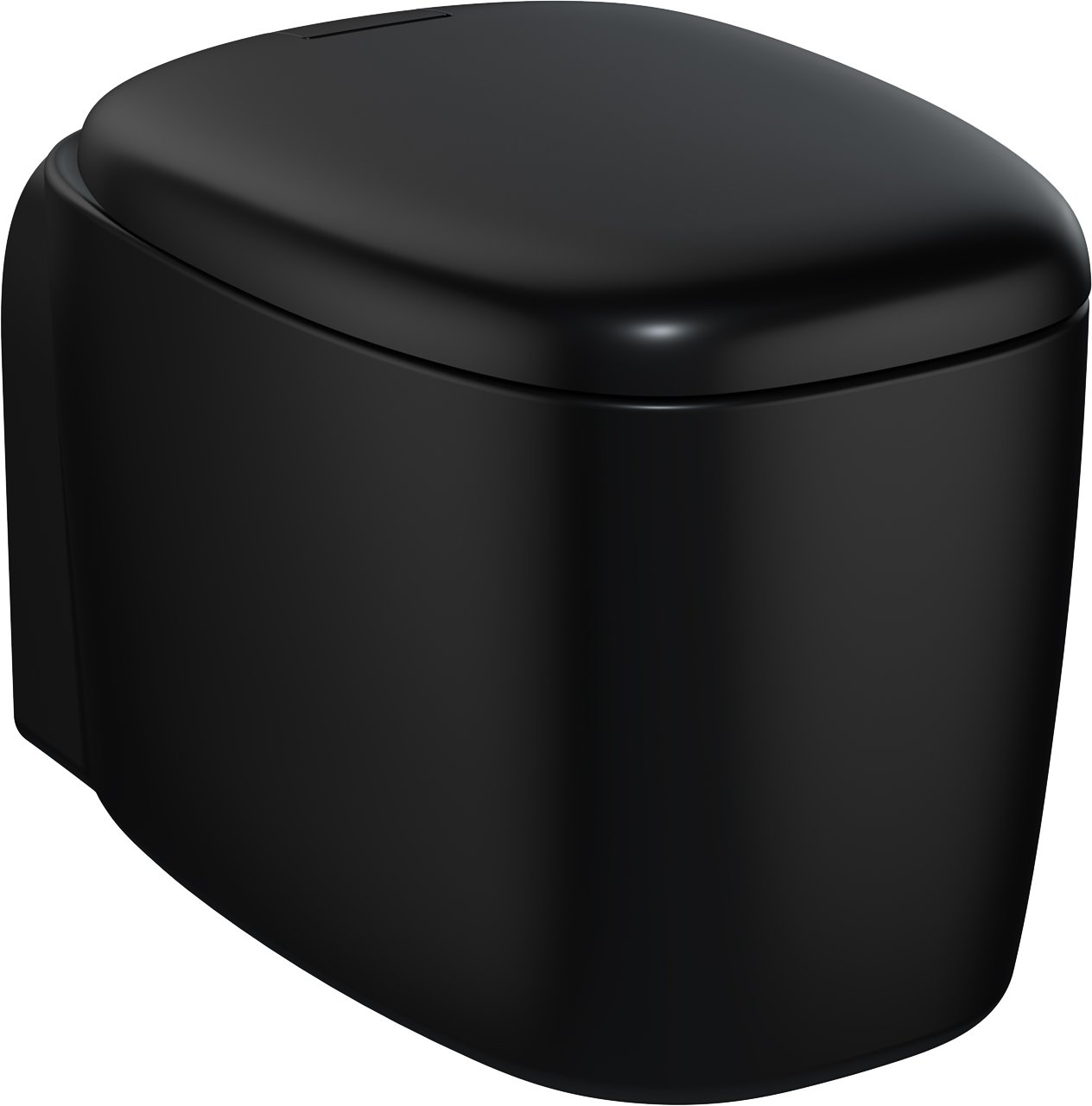 Унитаз подвесной VitrA Plural Rim-Ex 7830B483-0075 матовый черный