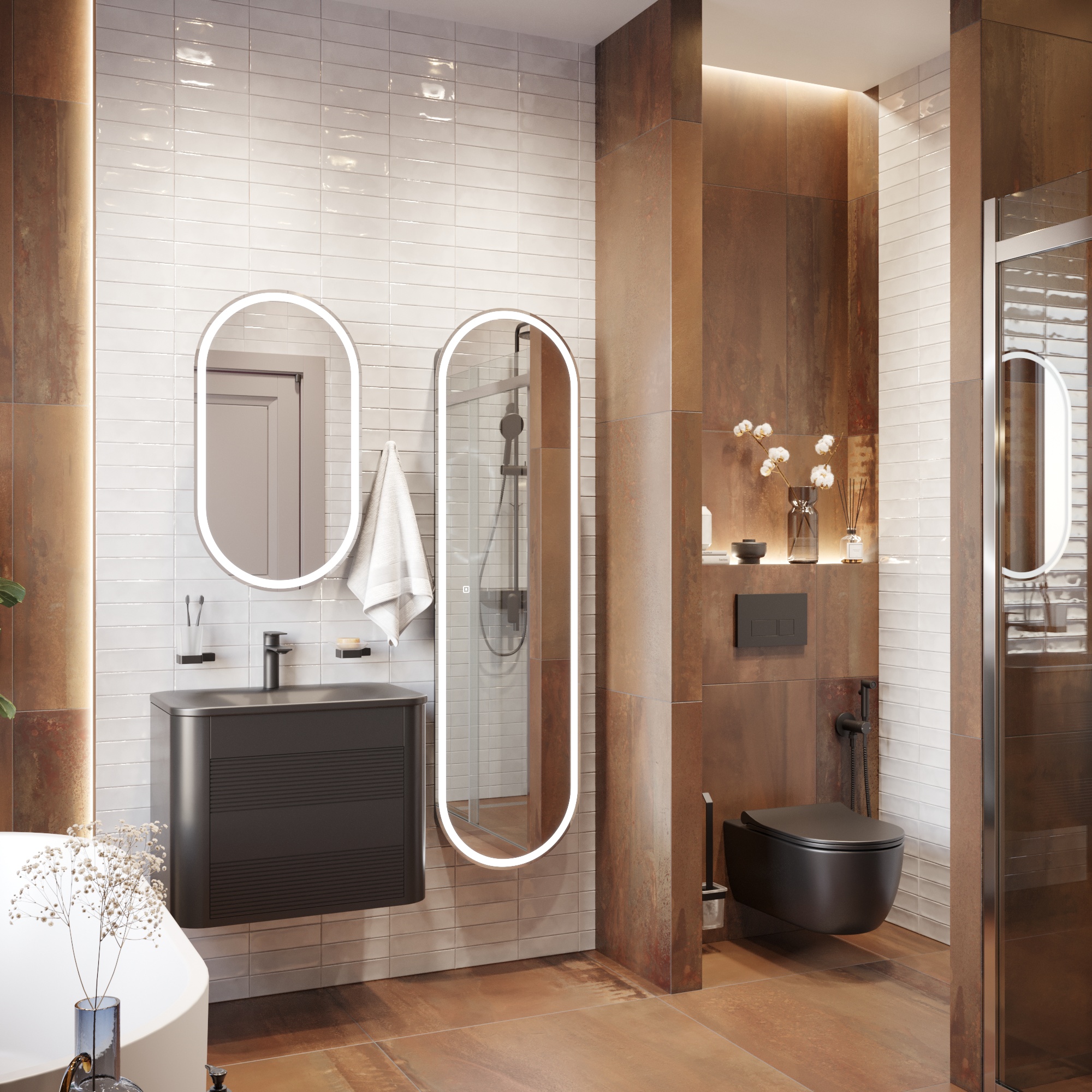 Унитаз подвесной BOCCHI V-Tondo 1416-004-0129 черный матовый, с крышкой A0336-004 с микролифтом купить в Тамбове