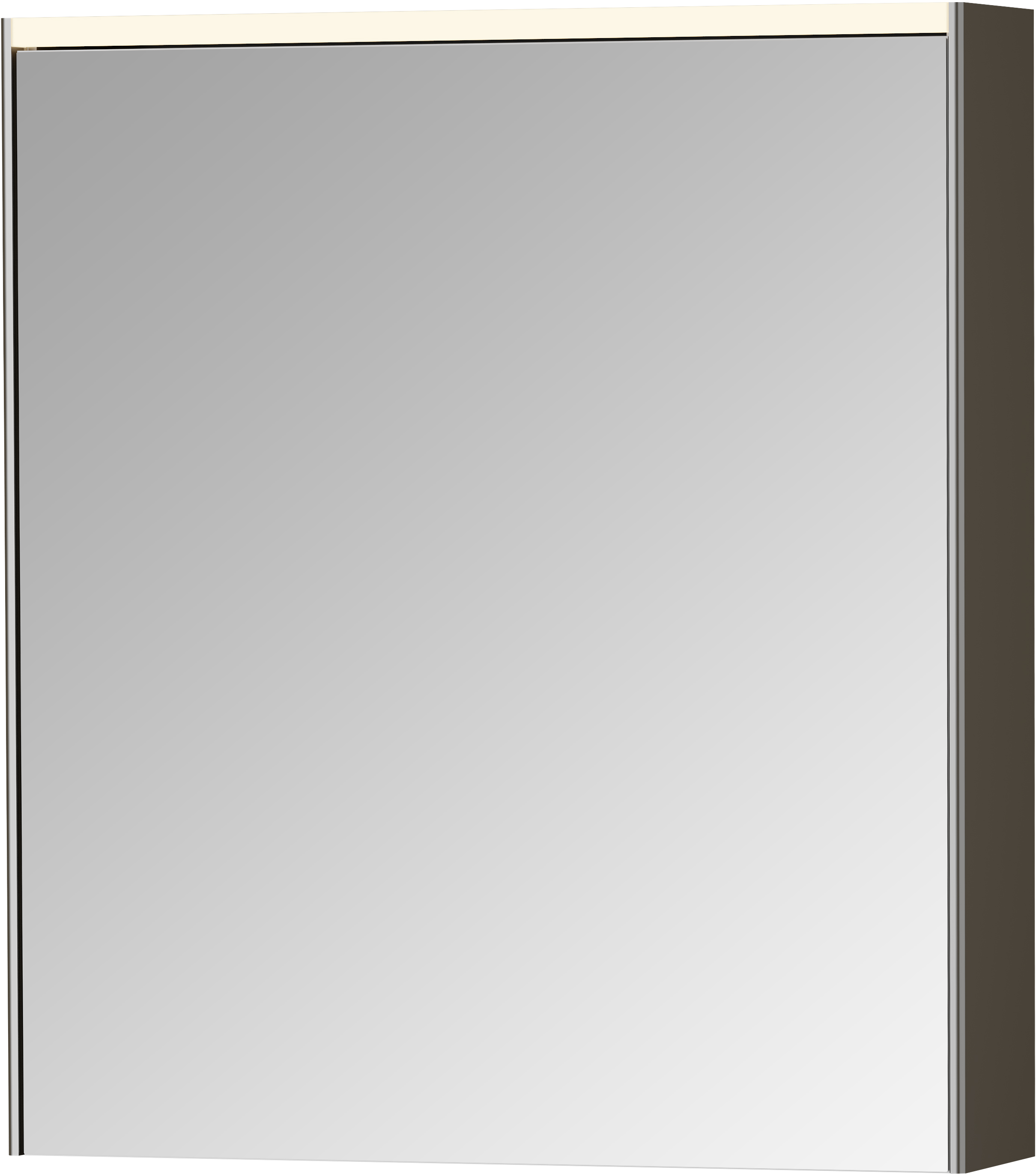 Зеркало-шкаф VitrA Core R 60 с подсветкой, антрацит